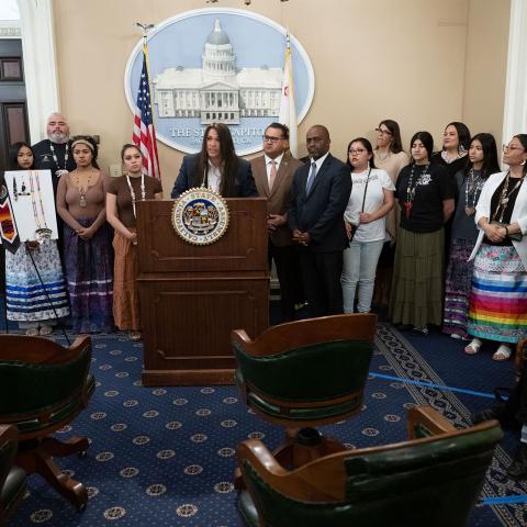 Assemblymember Ramos Hosts Press Conference for Native American High School Students Rights to Wear their Tribal Regalia at Graduation Ceremonies