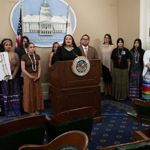 Assemblymember Ramos Hosts Press Conference for Native American High School Students Rights to Wear their Tribal Regalia at Graduation Ceremonies