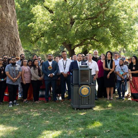 Assemblymember Ramos AB 338 Serra bill News Conference