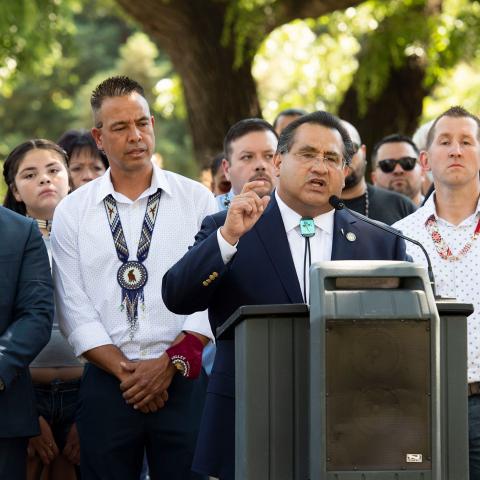 Assemblymember Ramos AB 338 Serra bill News Conference