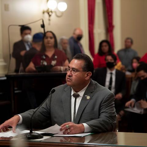 Assembly Member Ramos Presents AB 1314 in Senate Public Safety Committee