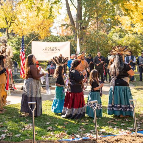 Groundbreaking for Capitol Monument Honoring the California Native American Community