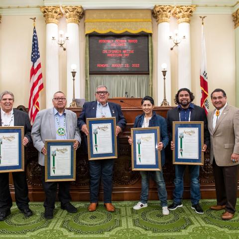 Asm. Ramos Presents ACR 137, Recognizing California Native American Day