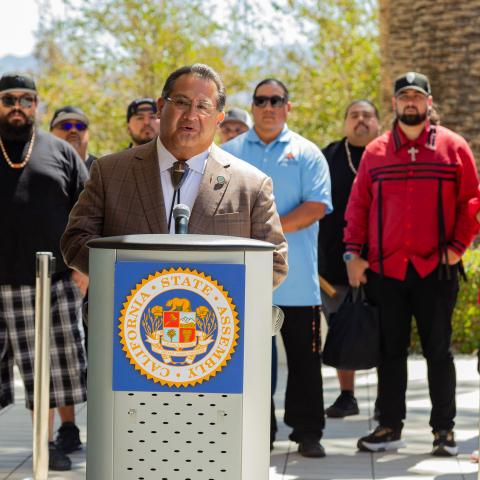 Assemblymember Ramos celebrates Native American Day & First Paid Holiday