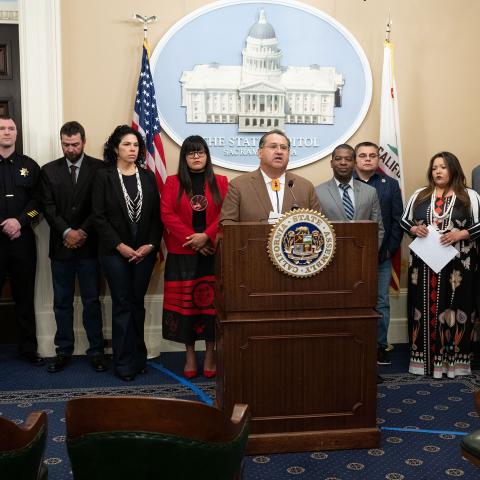 Press Conference: Tribes, lawmakers, advocates outline obstacles, solutions to confronting violence against state’s Native Americans