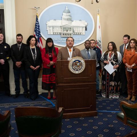 Press Conference: Tribes, lawmakers, advocates outline obstacles, solutions to confronting violence against state’s Native Americans