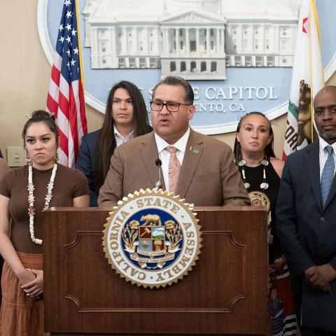 Assemblymember Ramos Hosts Press Conference for Native American High School Students Rights to Wear their Tribal Regalia at Graduation Ceremonies