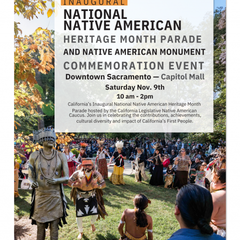 Inaugural National Native American Heritage Month Parade and Native American Monument Commemoration Event