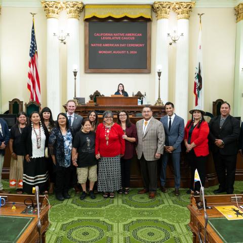 ACR 140 Bill Presentation and Recognition of California Native American Honorees