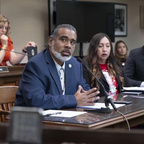 Acting Director Isaac Borjorquez, from the Department of Justice's Office of the Attorney General Rob Bonta's, Office of Tribal Affairs