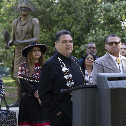 Speaking: Redding Rancheria Chairman Jack Potter, Jr.