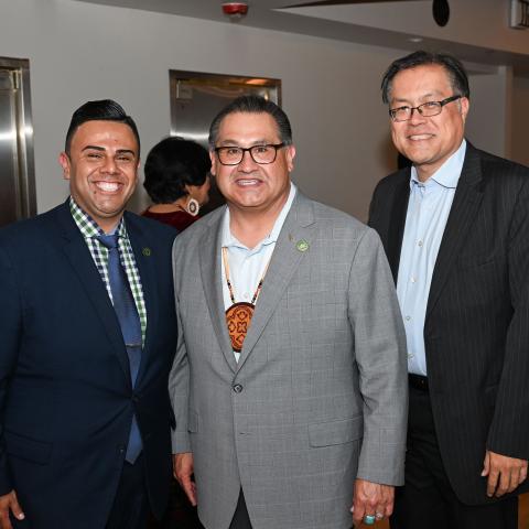 Assemblymembers (L-R): Mark Gonzalez, James C. Ramos, and Mike Fong
