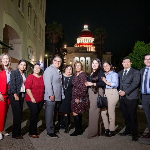 Team Ramos 2025 (L-R): Linda Sacks, Irma Perez, Teri Ramos, ASM. James C. Ramos, Maria Lopez, Adriana Ruelas, Vanessa Brierty, Gisela Salazar, Hugo Chavez, and Jacob Rivera