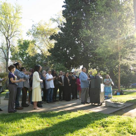 Paid Holiday for California Native American Day Press Conference