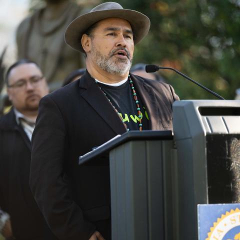 Paid Holiday for California Native American Day Press Conference