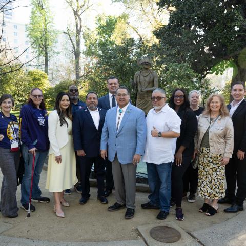 Paid Holiday for California Native American Day Press Conference