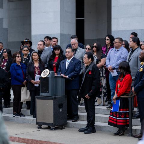 Assemblymember James Ramos Marks MMIP Week at the Capitol with Survivor Families and Advocates