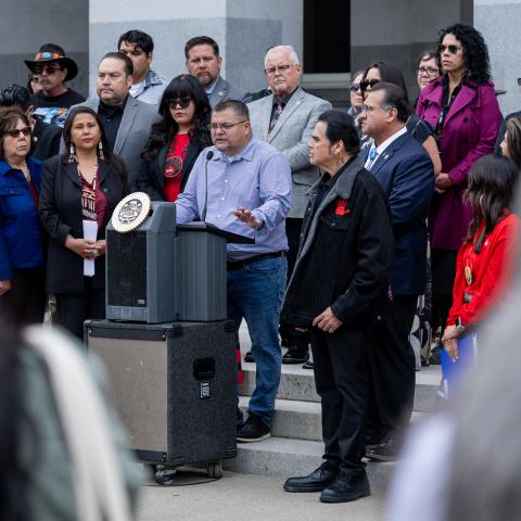 Assemblymember James Ramos Marks MMIP Week at the Capitol with Survivor Families and Advocates
