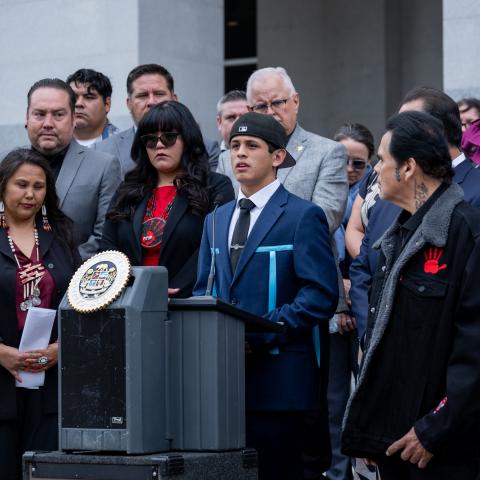 Assemblymember James Ramos Marks MMIP Week at the Capitol with Survivor Families and Advocates