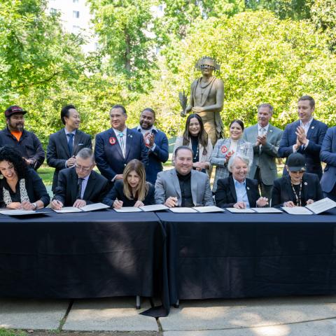 Assemblymember Ramos, Sacramento County DA & Tribes sign MMIP task force agreement
