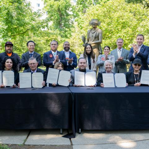 Assemblymember Ramos, Sacramento County DA & Tribes sign MMIP task force agreement