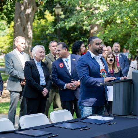 Assemblymember Ramos, Sacramento County DA & Tribes sign MMIP task force agreement