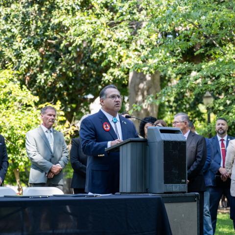 Assemblymember Ramos, Sacramento County DA & Tribes sign MMIP task force agreement