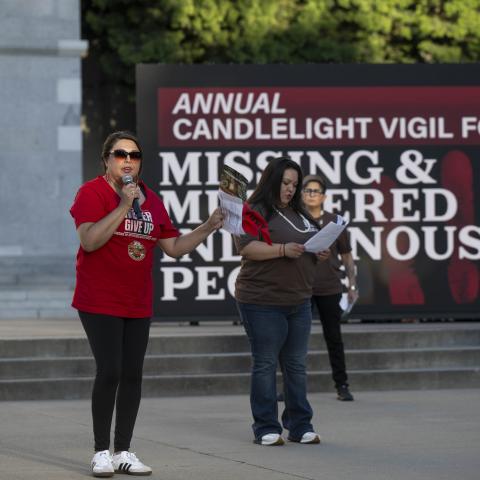 Annual MMIP Candlelight Vigil at the Capitol