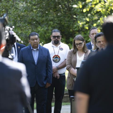 people at the press conference