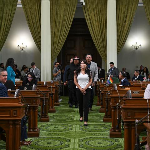 Native American Caucus Honorees & Floor Ceremony