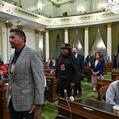 Native American Caucus Honorees & Floor Ceremony
