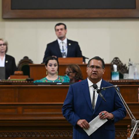 Native American Caucus Honorees & Floor Ceremony