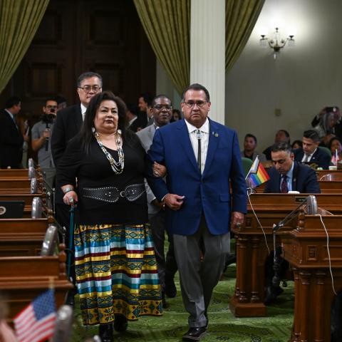 Native American Caucus Honorees & Floor Ceremony