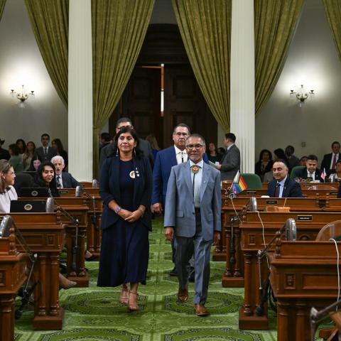 Native American Caucus Honorees & Floor Ceremony