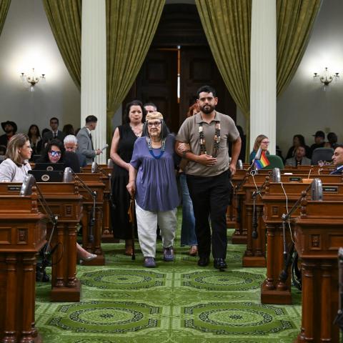 Native American Caucus Honorees & Floor Ceremony