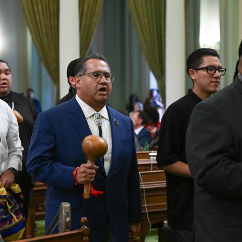 Native American Caucus Honorees & Floor Ceremony