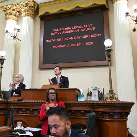 Native American Caucus Honorees & Floor Ceremony