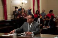 Assembly Member Ramos Presents AB 1314 in Senate Public Safety Committee