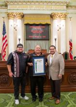 Asm. Ramos Presents ACR 137, Recognizing California Native American Day