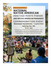 Inaugural National Native American Heritage Month Parade and Native American Monument Commemoration Event