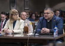 Goldberg and Yurok Tribal Chairman Joe James