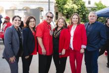 Assemblymember Esmeralda Soria and tribal council from the Picayune Rancheria of the Chukchansi Indians 