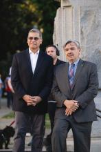 Former Secretary of U.S. Dept. of Health and Human Services Xavier Becerra and Assemblymember Juan Carillo