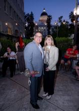 Assemblymember James C. Ramos with UCLA Law Professor Carole Goldberg