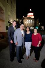 (L-R) Assemblymembers: John Harabedian, James C. Ramos, Darshana Patel, and Teri Ramos