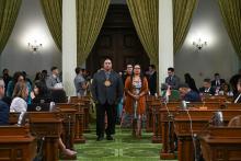 Native American Caucus Honorees & Floor Ceremony