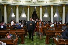 Native American Caucus Honorees & Floor Ceremony