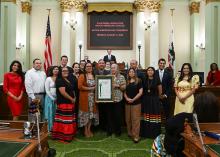 Native American Caucus Honorees & Floor Ceremony