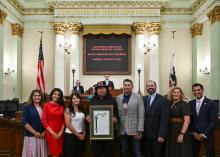Native American Caucus Honorees & Floor Ceremony