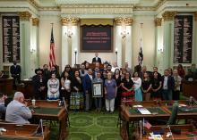 Native American Caucus Honorees & Floor Ceremony